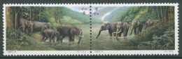 China 1995 Beziehungen Zu Thailand Tiere Elefanten 2616/17 ZD Postfrisch - Neufs