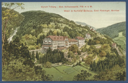 Triberg Im Schwarzwald Wald- Und Kurhotel Bellevue, Gelaufen 1908 (AK2963) - Triberg