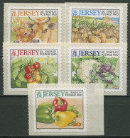 Jersey 2001 Freimarken Landwirtschaft Selbstklebend 968/72 I Postfrisch - Jersey