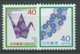 Japan 1983 Freimarken Für Glückwunsch-und Beileidskarten 1569/70 Postfrisch - Ungebraucht