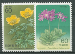 Japan 1984 Pflanzen Bergpflanzen 1599/00 Postfrisch - Ungebraucht