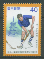 Japan 1984 Sportfest Hockeyspieler 1604 Postfrisch - Nuevos