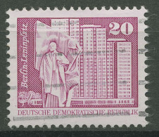 DDR 1980/90 Bauten Importpapier, Glänzendes Gummi 2485 W Wellenstempel - Used Stamps