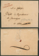 Précurseur - LAC Datée De Esplechin (30 Décembre 1800 ?) + Obl Linéaire Rouge P86P / TOURNAY > Mons - 1621-1713 (Países Bajos Españoles)