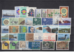 Iceland 1964-1967 - Full Years MNH ** - Volledig Jaar