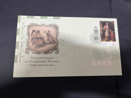 23-3-2024 (3 Y 49) Australia FDC - Christmas Island Vlamingh's Voyage - Christmaseiland