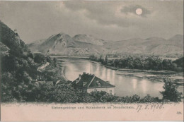 69867 - Remagen-Rolandseck - Mit Siebengebirge Im Mondschein - 1908 - Remagen