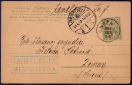 CROATIA - HUNGARY  K.u.K. - SERBIA - BRÜDER  E. ČAKRA  DREŽNICA To ZEMUN - 1904 - Kroatië