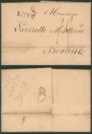 Précurseur - LAC Datée De Liège (1816) + Obl Linéaire Noir LUYK > Beaune (vins ?) / Divers Ports. - 1815-1830 (Holländische Periode)