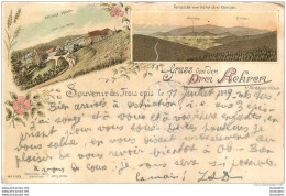 GRUSS  VON DEN DREI AEHREN SOUVENIR DES TROIS EPIS  OBLITERATION 1899 REICHSPOST - Autres & Non Classés