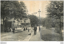 PARIS BUTTES CHAUMONT  UNE ALLEE - District 19