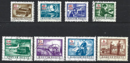 Hungary 1973. Scott #J266-73 (U) Mail Service And Transportation  *Complete Set* - Segnatasse