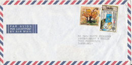 Rwanda Air Mail Cover Sent To Denmark - Altri & Non Classificati