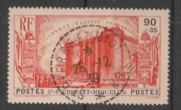 SPM - 1939 - N°YT. 193 - Révolution Française 90c + 35c Vermillon - Oblitéré / Used - Oblitérés