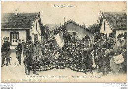 SAINT DIE LE DRAPEAU DES BATAILLONS DE CHASSEURS A PIED EXPOSE AU 10e  BATAILLON - Saint Die