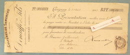 ● CARIGNAN Ardennes DENAIFFE & Fils - Cultures De Semences - Guilleminot à Vertault Molesme Cote D'or - Mandat 1913 - Letras De Cambio
