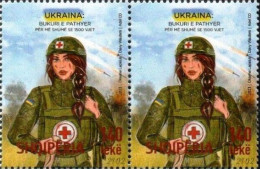 Albania Stamps 2023. UKRAINE - Unbroken Beauty Over 1500 Years. Pair Of 2. MNH - Albanien