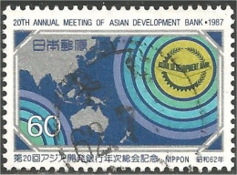 JAP-774 Japon Asian Bank Carte Map - Geografía