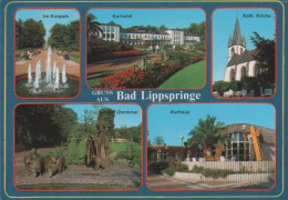363 - Bad Lippspringe - Im Kurpark, Kurhotel, Kath. Kirche, Schäfer-Denkmal, Kurhaus - 1989 - Bad Lippspringe