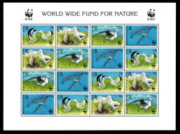 Tristan Da Cunha 654-657 Postfrisch WWF Kleinbogen #HL922 - Tristan Da Cunha