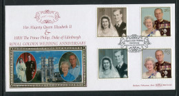 1997 GB Royal Golden Wedding, Queen Elizabeth & Prince Philip First Day Cover, Birkhall Balater Scotland Benham BLCS134b - 1991-2000 Em. Décimales