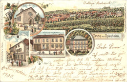 Gruss Aus Spiesheim - Litho - Alzey