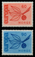 NORWEGEN 1965 Nr 532-533 Postfrisch S04228A - Unused Stamps