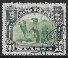 Companhia Niassa – 1901 King Carlos 300 Réis Used Stamp - Nyassaland