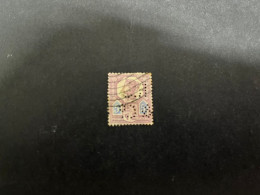 23-3-2024 (stamp) UK - Queen - Perfins - Non Dentellati