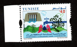 2024- Tunisia - Environment And Sustainable Development: Water Management- Hands - Dam- Complete Set 1v.MNH** - Altri & Non Classificati