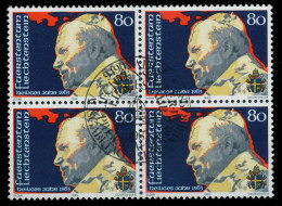 LIECHTENSTEIN 1983 Nr 830 Zentrisch Gestempelt VIERERBLOCK X2EE586 - Used Stamps