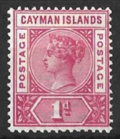 CAYMAN Is...QUEEN VICTORIA...(1837-01.)...." 1900."......1d .....SG2.....(CAT.VAL.£17...)........MH. - Iles Caïmans