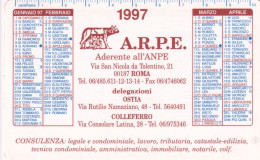 Calendarietto - A.R.P.E. - Roma - Ostia - Colleferro - Anno 1997 - Petit Format : 1991-00