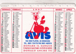 Calendarietto - AVIS - Siracusa - Anno 1997 - Petit Format : 1991-00