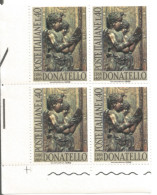 (REPUBBLICA ITALIANA) 1966, DONATELLO - Quartina Nuova MNH - 1961-70:  Nuevos