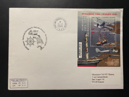 Lettre "Survols Des Iles Kerguelen" 15/11/2016 - F781- TAAF - Aviation - Bateaux - Storia Postale