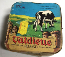 Ancienne Boîte à Fromage VALDIEUE - Fabriqué Par Ellsa Dans La Meuse - Andere & Zonder Classificatie