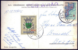 MOZAMBIQUE - SHIPS M.S. SEROOSKERK NEDERLANDSCHE - MAPS - HERALDY CORN - 1962 - Mozambique