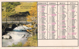 Calendarietto - Dal Seno Di Lui Scorreranno Fiumi Di Acqua Viva - Anno 1970 - Formato Piccolo : 1961-70
