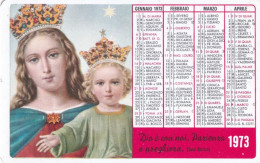 Calendarietto - Dio E Con Noi - Pazienza E Preghiera - Don Bosco - Anno 1973 - Kleinformat : 1971-80