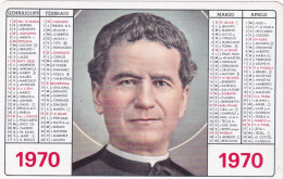 Calendarietto - Don  Bosco - Anno 1970 - Tamaño Pequeño : 1961-70