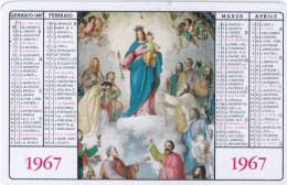 Calendarietto - Don Bosco - Anno  1967 - Formato Piccolo : 1961-70