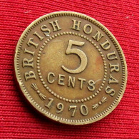 British Honduras 5 Cents 1970 Belize W ºº - Belize