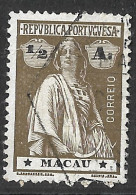 Macao Macau – 1913 Ceres Type 1/2 Avos Used Stamp - Neufs