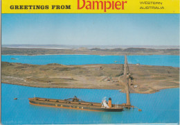 WESTERN AUSTRALIA WA Emu Souvenirs Folder DAMPIER Iron Ore Mining Town 6 Postcard Views C1970s - Sonstige & Ohne Zuordnung