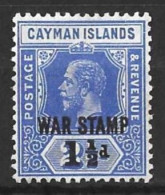 CAYMAN Is....KING GEORGE V..(1910-36.)..." 1917.."....WAR TAX.......SG56..........MH. - Kaimaninseln