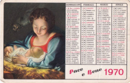 Calendarietto - I Frati Minori Cappuccini Di Firenze - Anno 1970 - Petit Format : 1961-70