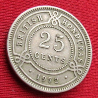 British Honduras 25 Cents 1972 Belize  W ºº - Belize