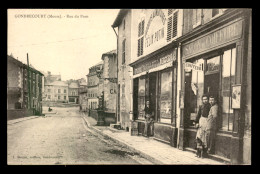 55 - GONDRECOURT - RUE DU PONT - EPICERIE BALEZO - SALON DE COIFFURE L. BOUTON, EDITEUR - Gondrecourt Le Chateau