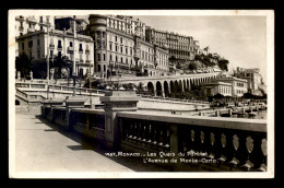 MONACO - LES QUAIS DU PORT ET L'AVENUE DE MONTE-CARLO - Haven